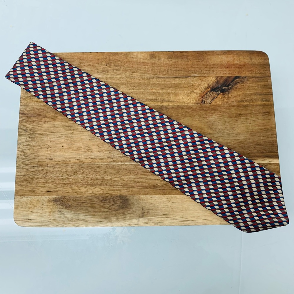 Vintage Calvin Klein Men’s Pattern Tie